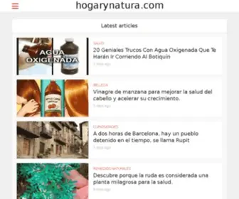 Hogarynatura.com(Hogar y Naturaleza) Screenshot