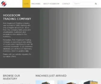 Hogeboom-Machinery.com(Rob Hogeboom Trading Company) Screenshot