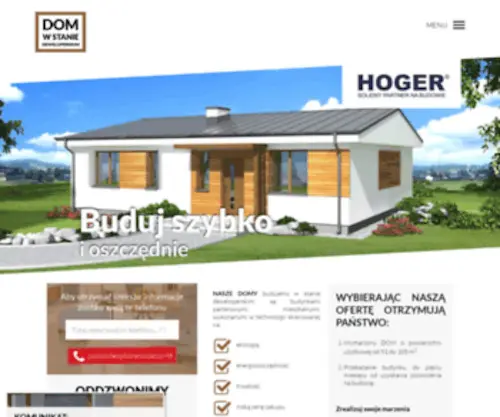 Hogerdom.pl(Tanie domy energooszczędne) Screenshot