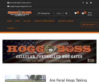 Hoggbossgates.com(Hogg Boss Cellular Hog Traps) Screenshot