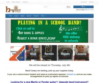 Hoggtownemusic.com(Hoggtowne Music) Screenshot