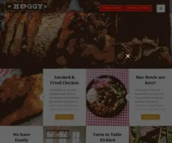 Hoggys.com(Hoggy's Restaurant and Catering) Screenshot