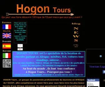 Hogontours.net(Hogon Tours Voyages) Screenshot