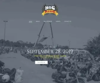 Hogride.org(Home of Grace HOG Ride) Screenshot