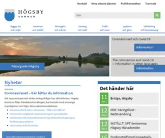 Hogsby.se(Högsby) Screenshot