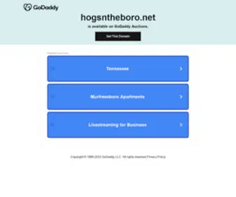 Hogsntheboro.net(Hogsntheboro) Screenshot