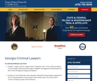 Hogueandhogue.com(Macon Criminal Lawyer) Screenshot