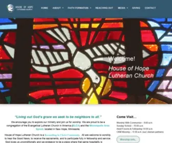 Hohlc.org(House of Hope Lutheran Church) Screenshot