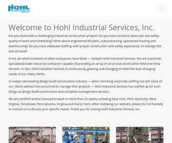 Hohlind.com(HOHL Industrial Services Inc) Screenshot