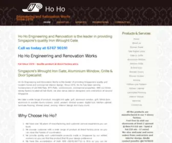 Hohoengineering1976.com.sg(Ho Ho Engineering and Renovation) Screenshot