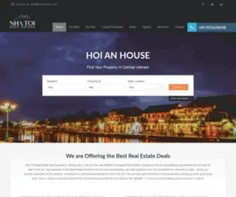 Hoianhouse.com(Nha Toi Real Estate) Screenshot