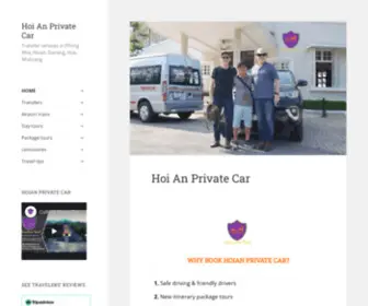 Hoianprivatecar.com(Transfer services in Phong Nha) Screenshot