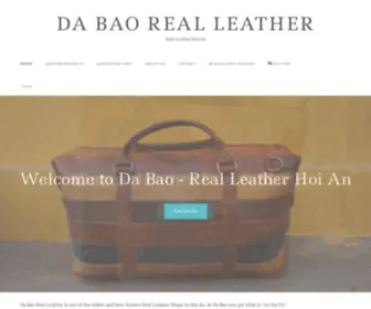 Hoianrealleather.com(Da Bao Real Leather) Screenshot