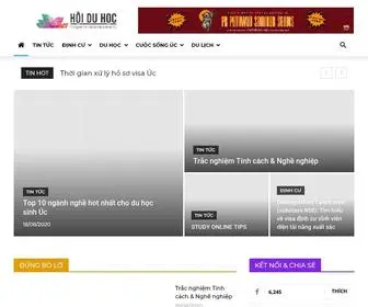 Hoiduhoc.net(Hội du học Úc) Screenshot