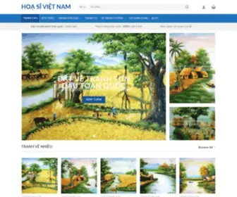 Hoihoasivietnam.com(Vietnam Arts Gallery) Screenshot