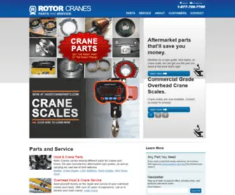 Hoistcraneparts.com(Hoist & Crane Parts & Service Vancouver) Screenshot