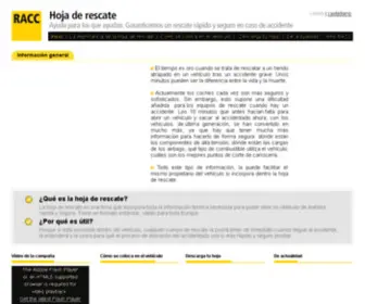 Hojaderescate.es(Hojaderescate) Screenshot