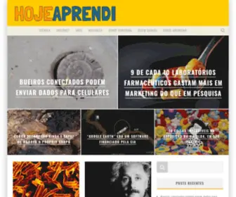 Hojeaprendi.com.br(Rápido) Screenshot