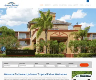 Hojotropicalpalms.com(Kissimmee Howard Johnson Tropical Palms (Hojo Resorts and hotels)) Screenshot