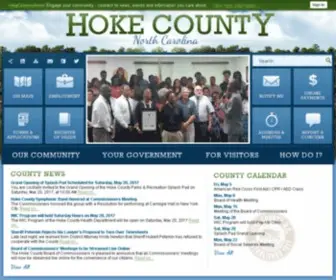 Hokecounty.net(Hoke County) Screenshot