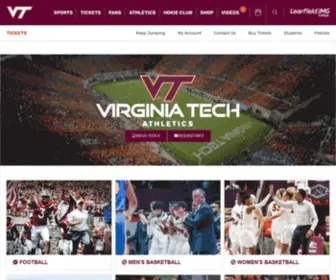 Hokietickets.com(Virginia Tech Athletics) Screenshot
