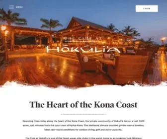 Hokuliaclub.com(Public Home) Screenshot