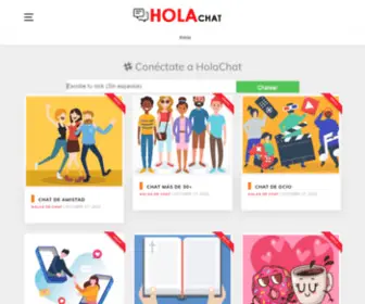 Holachat.org(Chat Gratis en Español) Screenshot