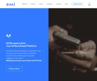 Holaemi.com(Your ai recruitment assistant) Screenshot