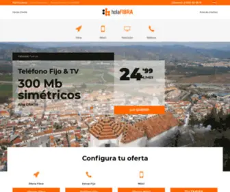 Holafibra.com(Fibra Óptica) Screenshot