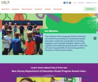Holahoboken.org(Hoboken Dual Language Charter School) Screenshot