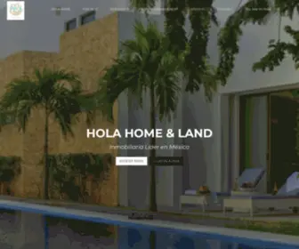 Holahomeandland.com(Bienvenido a Hola Home and Land) Screenshot