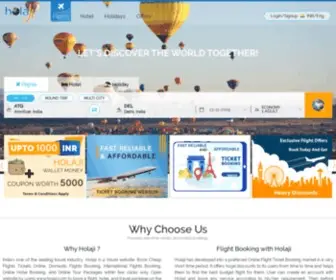 Holaji.com(Book Cheap Flights Tickets Online) Screenshot