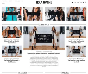 Holajoanne.com(Hola Joanne) Screenshot