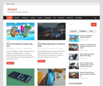 Holani.net(Web design and development specialilst) Screenshot