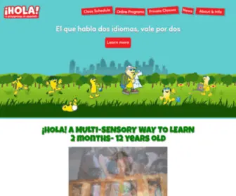 Holaplaygroup.com(Hola Playgroup Home) Screenshot