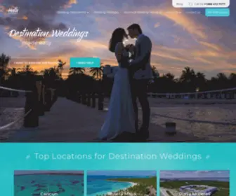 Holaweddings.com(Destination Weddings Made Easy) Screenshot