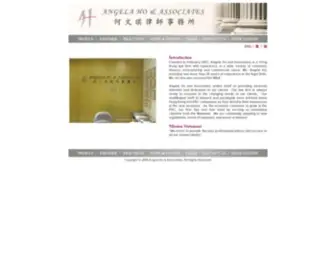 Holawfirm.com(Angela Ho & Associates) Screenshot