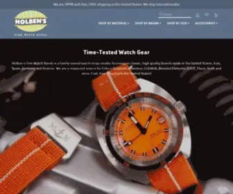 Holbensfinewatchbands.com(Watch Straps) Screenshot