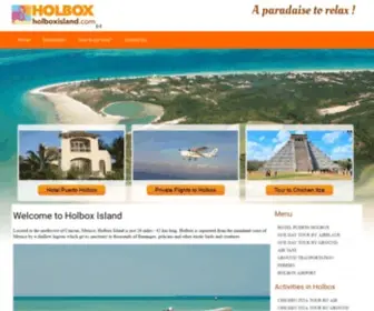 Holboxisland.com(Travel Guide For Holbox Island Mexico A Quiet Birding and Whale Shark Watching Paradise) Screenshot