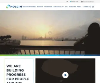 Holcim.lk(Global Leader In Sustainable Construction) Screenshot