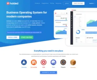 Holded.com(Holded the Smart Management Software for SMEs) Screenshot