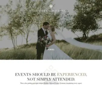 Holdenmichaelevents.com(Michigan Wedding Planner) Screenshot