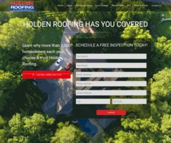 Holdenroofing.com(Holden Roofing) Screenshot