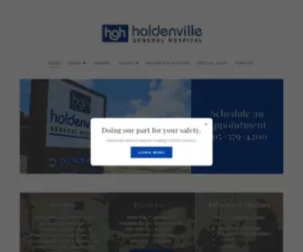 Holdenvillehospital.com(Holdenville General Hospital) Screenshot