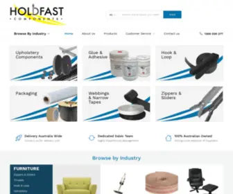 Holdfastcomponents.com.au(Upholstery Components Supplier in Australia) Screenshot