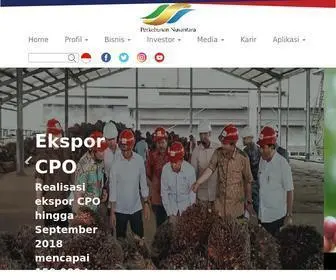 Holding-Perkebunan.com(Pabrik Kelapa Sawit) Screenshot
