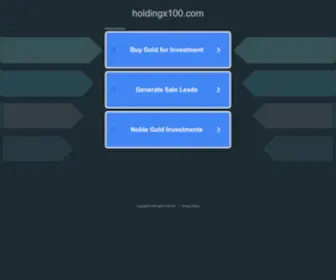 Holdingx100.com(Холдинг Х100) Screenshot