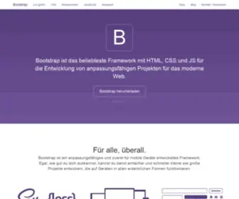 Holdirbootstrap.de(Bootstrap (deutsch)) Screenshot