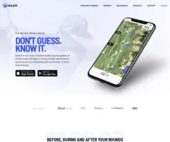 Hole19Golf.com(Free Golf GPS and Scoring App) Screenshot
