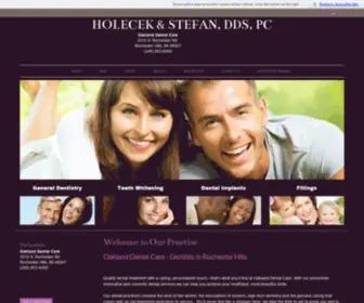 Holecekstefandds.com(Rochester Hills) Screenshot